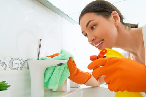Local cleaning technician treating pet urine odour in a Dulwich home